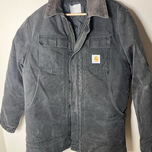 Vintage Carhartt Men’s Field Jacket in faded black